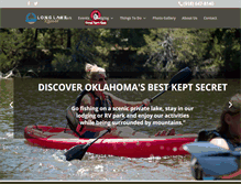 Tablet Screenshot of longlakeresort.com